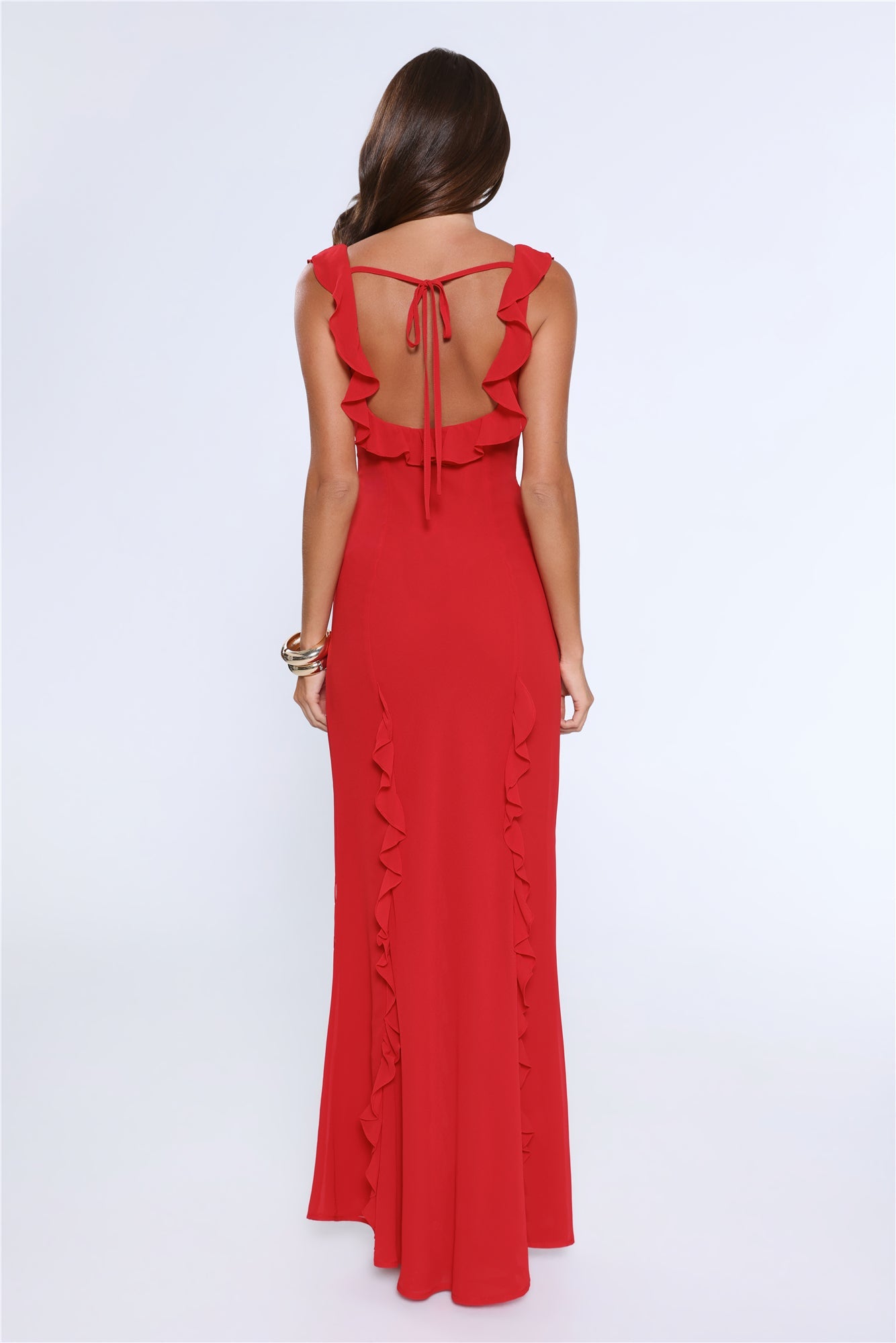 All Night Affair Maxi Dress Red