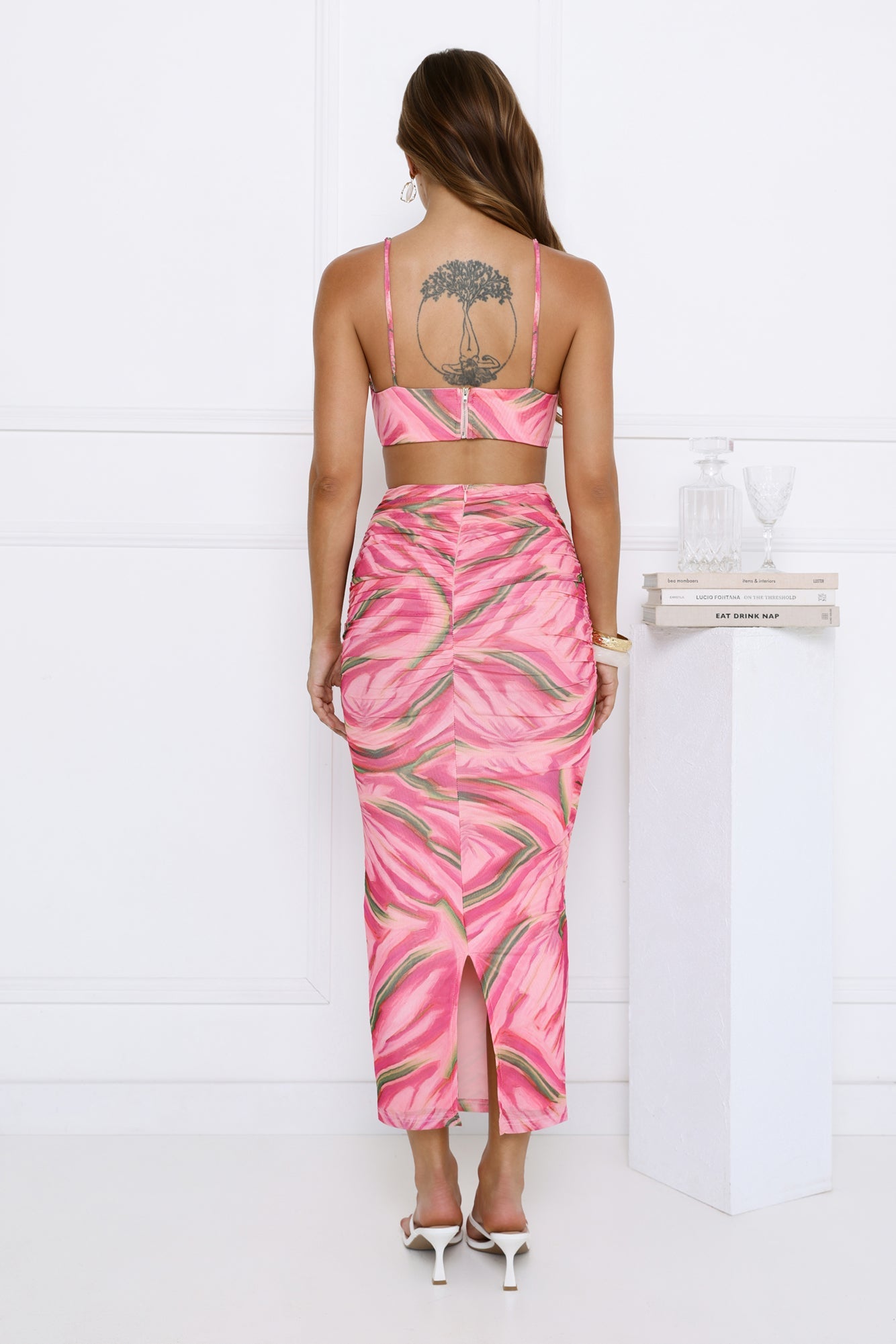 She Always Slays Midi Dress Pink