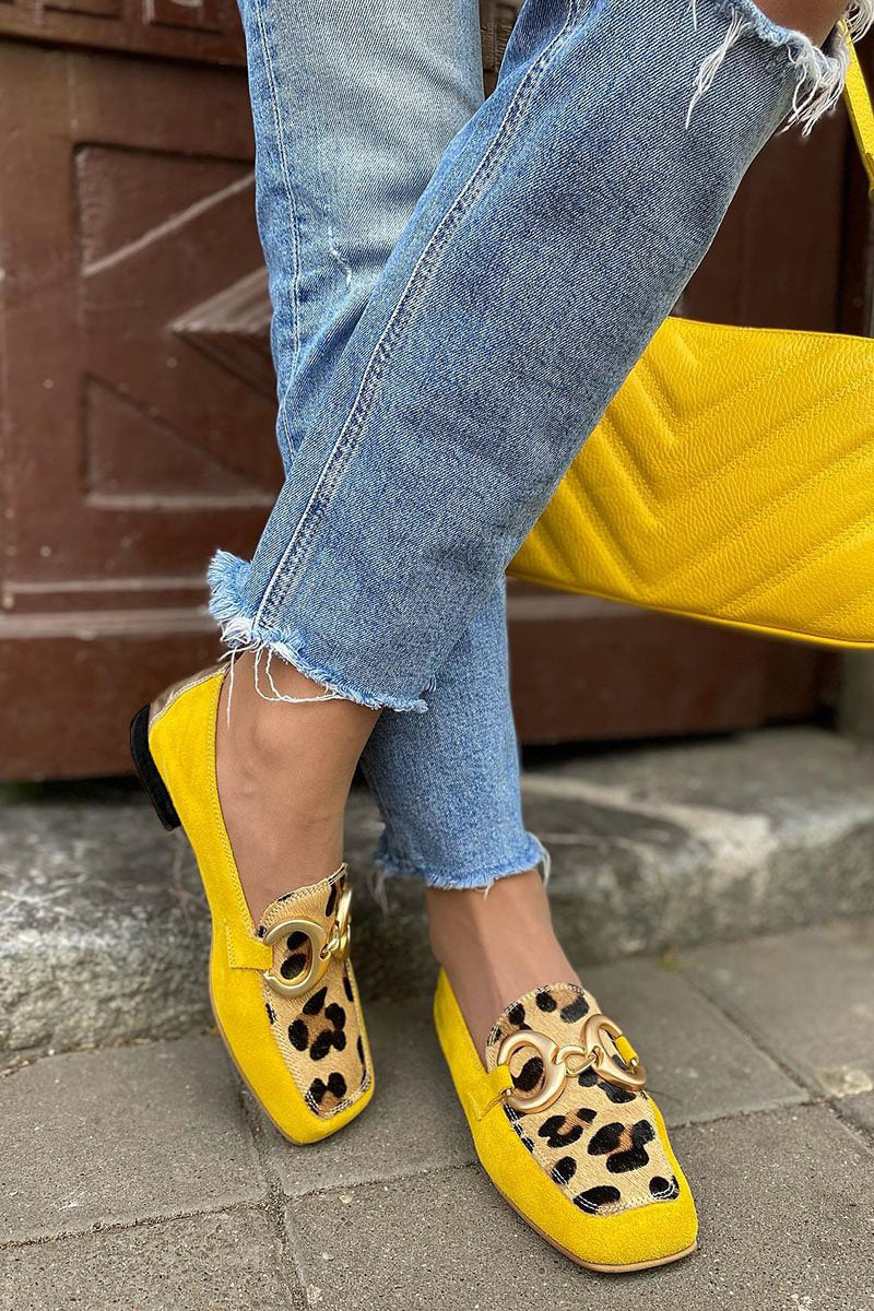 Caia™ - Leopard Print Moccasins