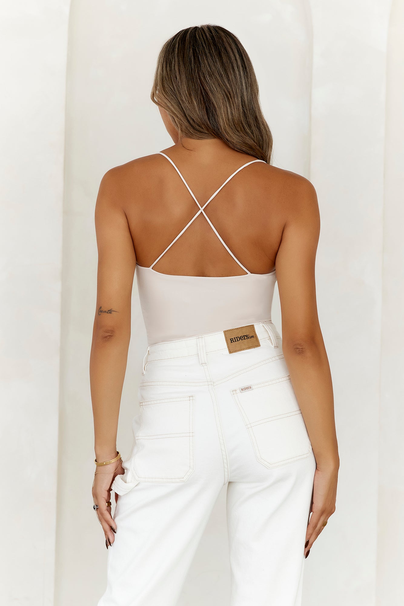 BASE Day To Night Longline Top Oatmeal