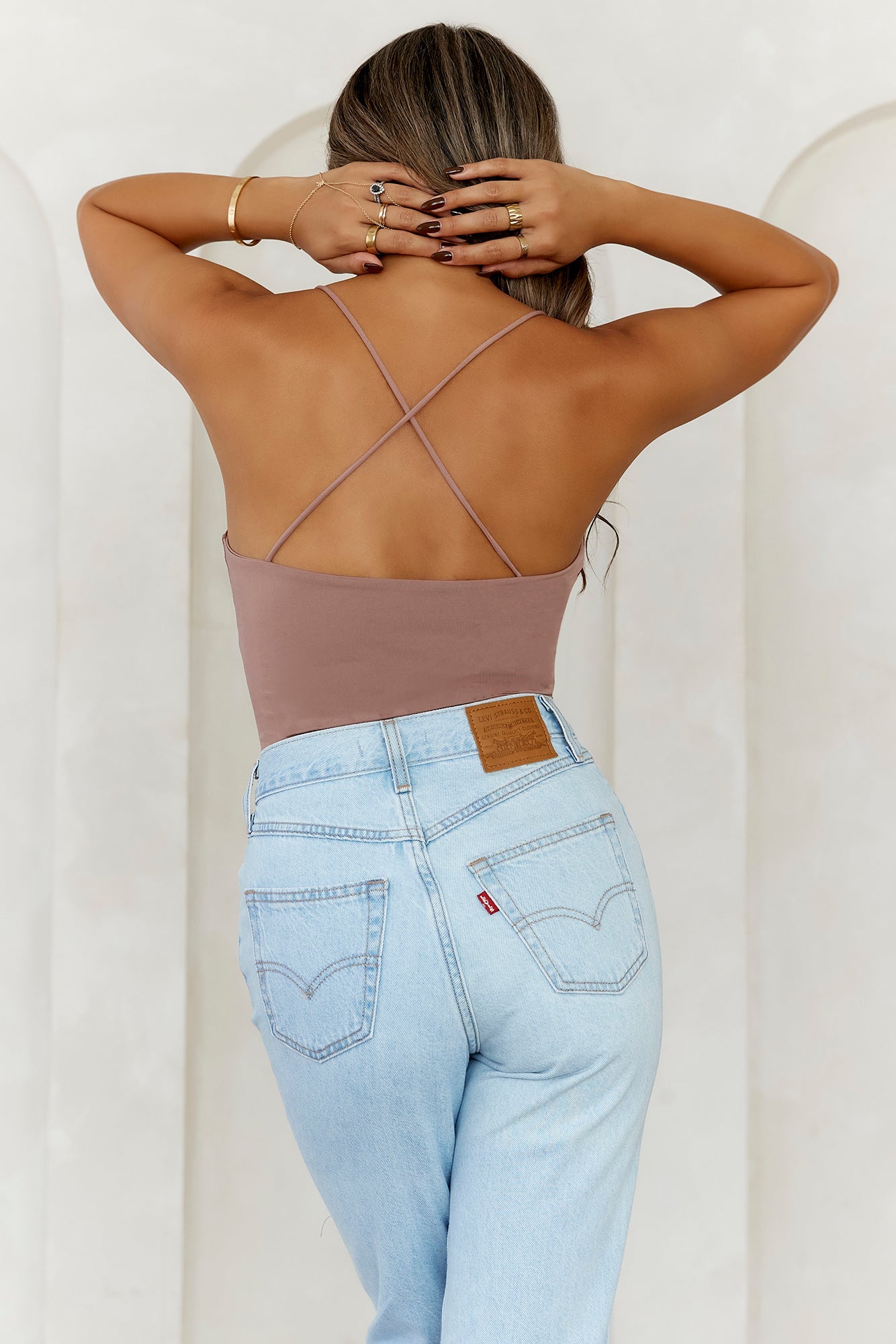 BASE Day To Night Longline Top Mocha