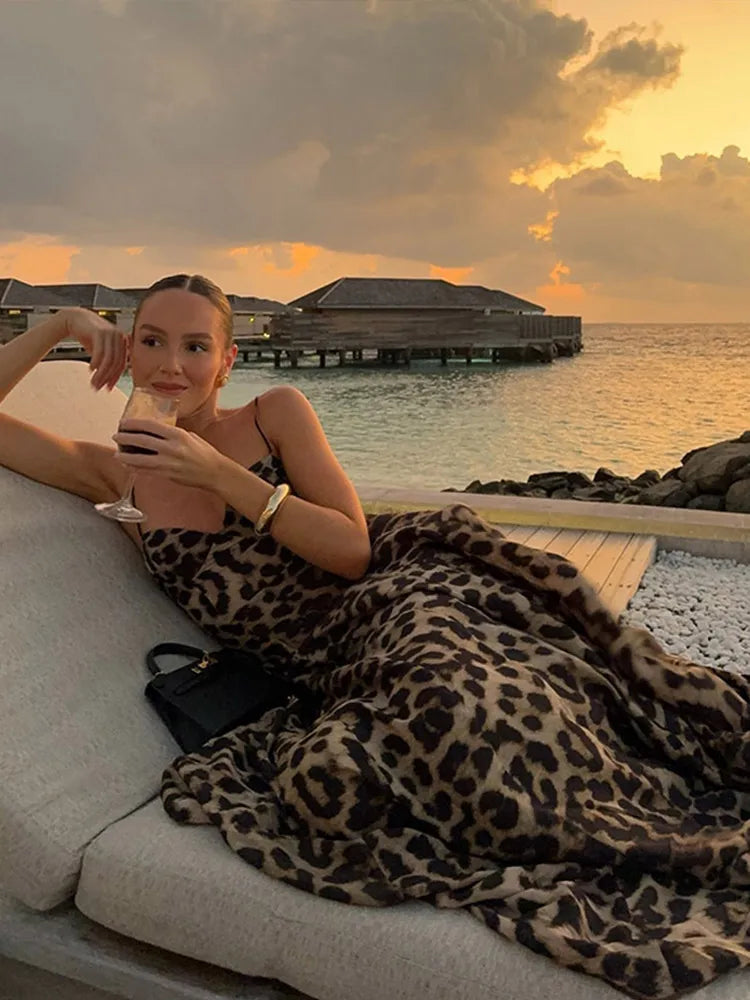 Antonella - Leopard Maxi Dress