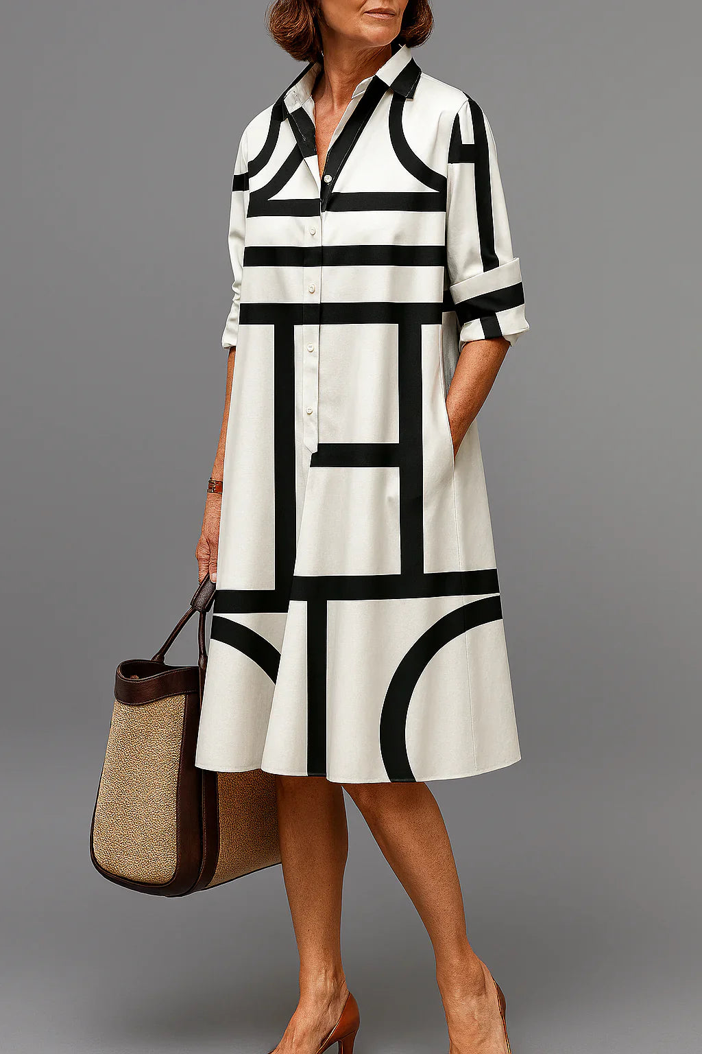 Kayla | Stylish and Carefree Midi Dress