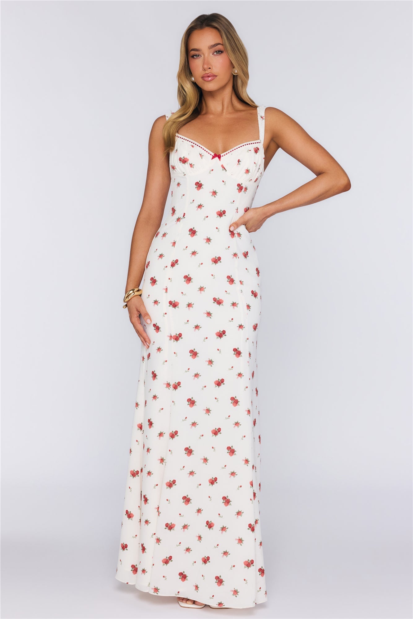 She Blossoms Maxi Dress Floral