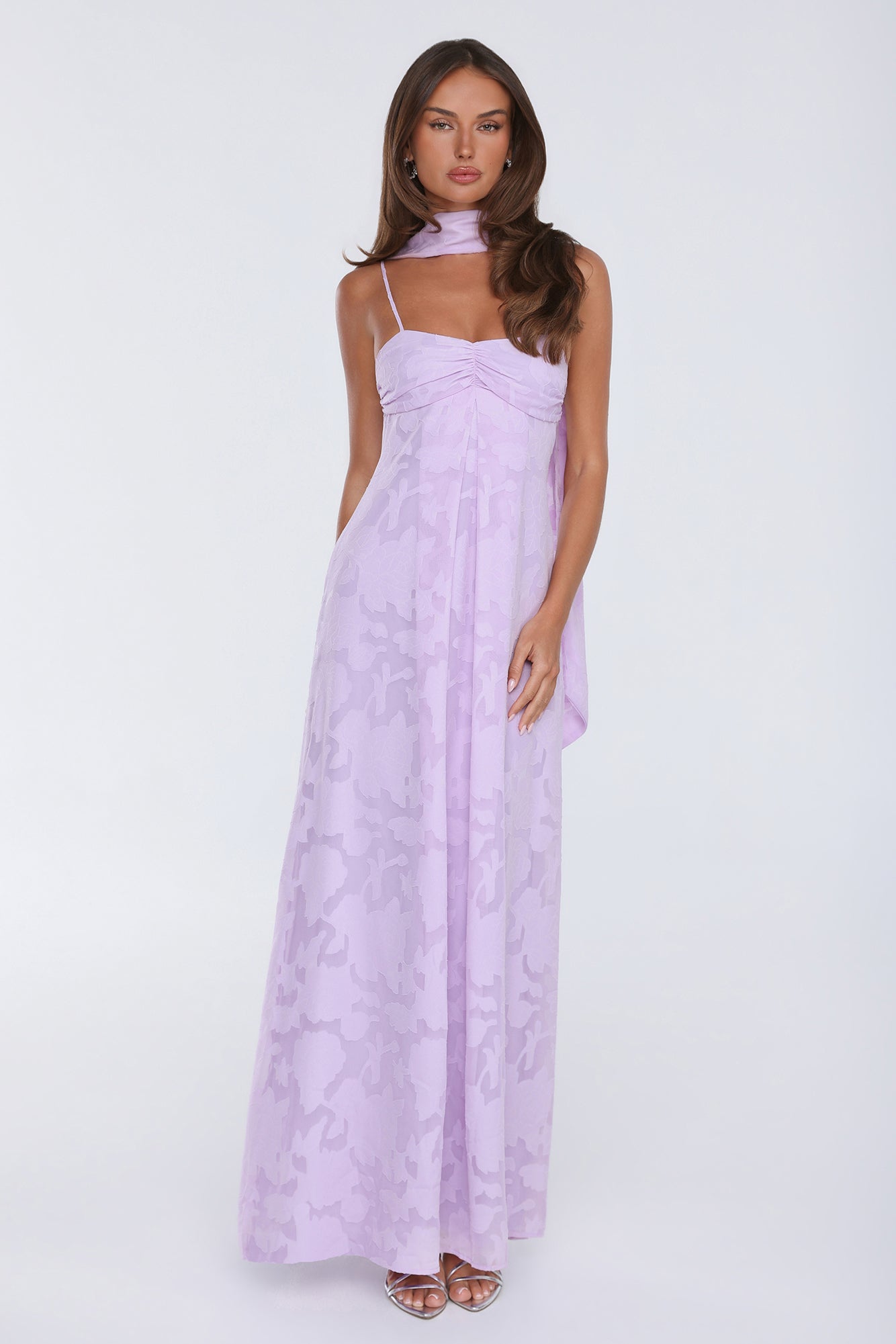 Flirt With Fire Maxi Dress Lilac