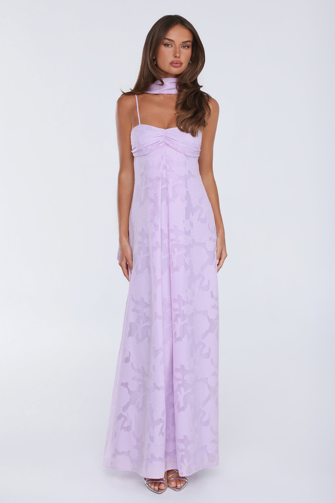 Flirt With Fire Maxi Dress Lilac