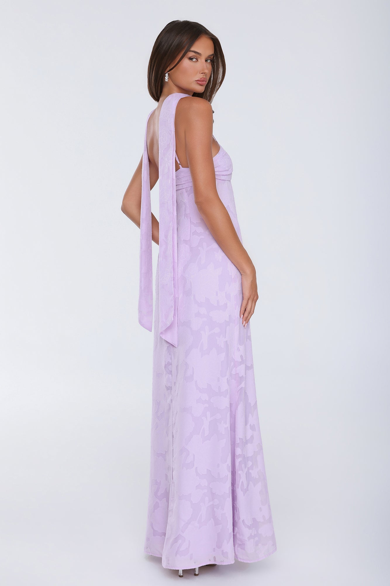Flirt With Fire Maxi Dress Lilac