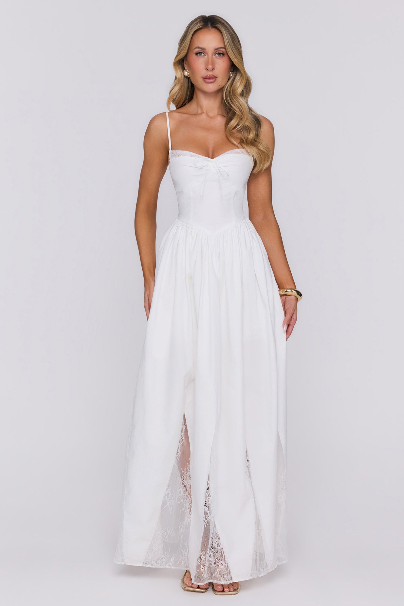 Urban Sunrise Maxi Dress White