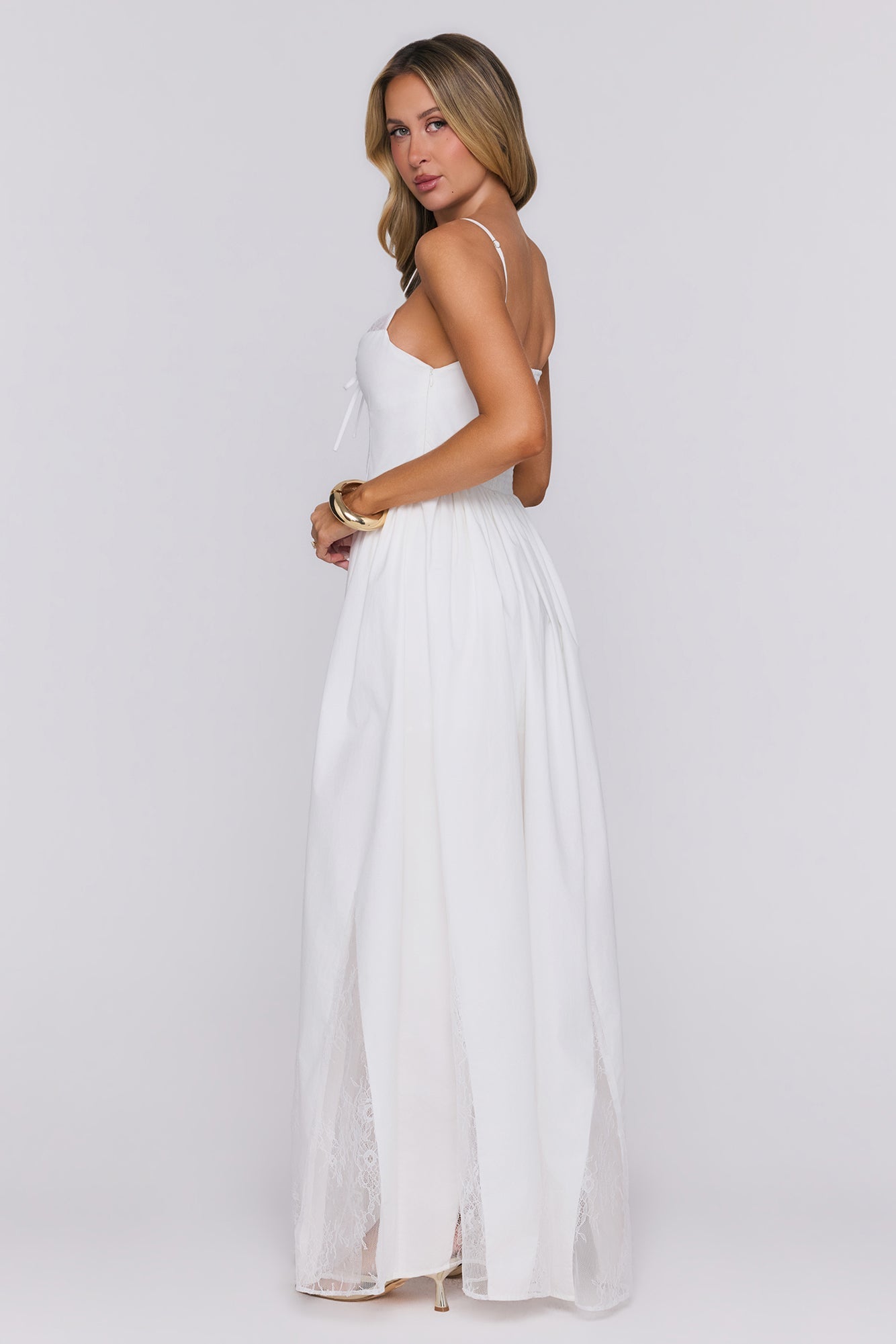 Urban Sunrise Maxi Dress White