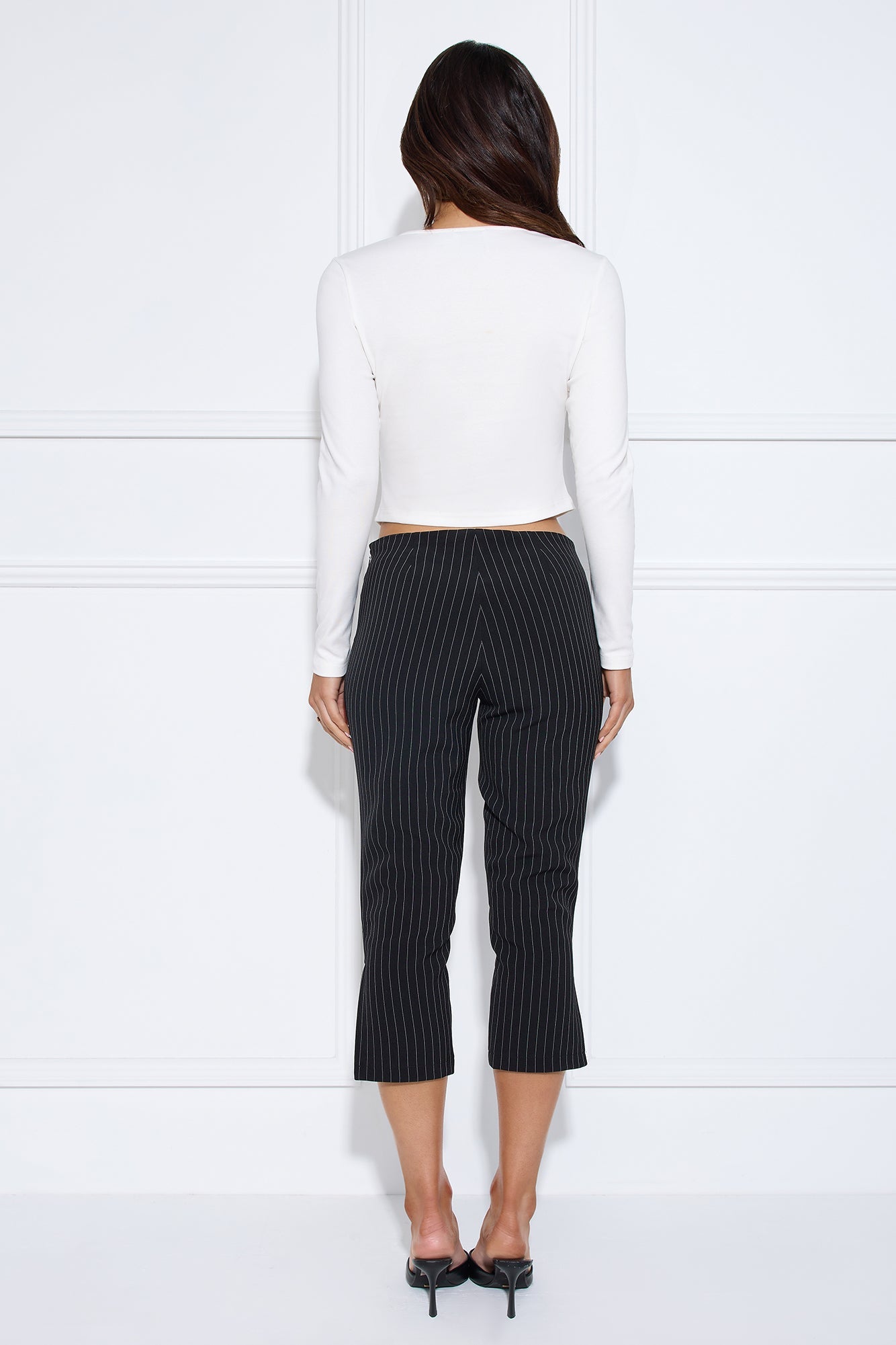 Gentle Rain Long Sleeve Top White