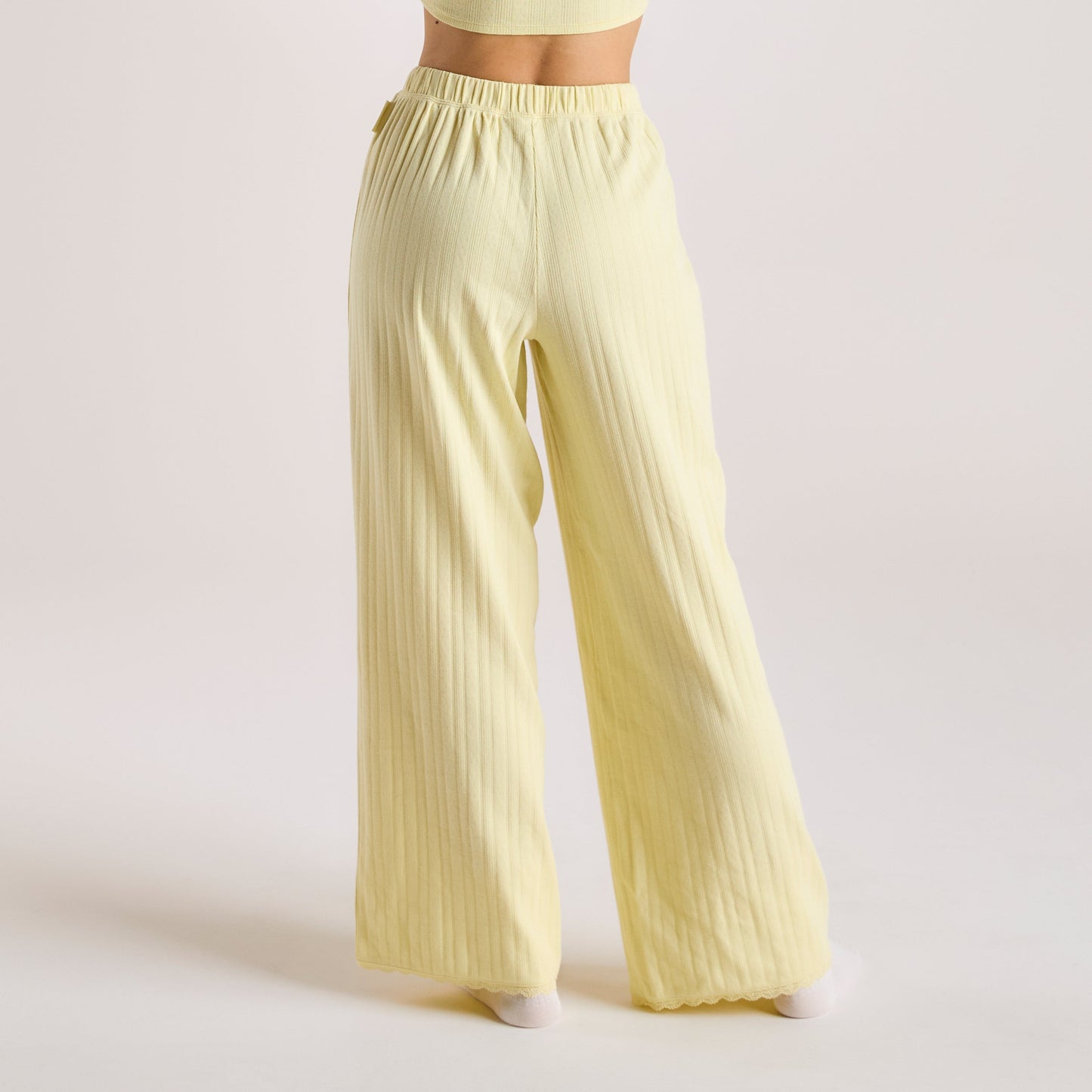 Pointelle Pyjama Bottoms - Buttercup Yellow