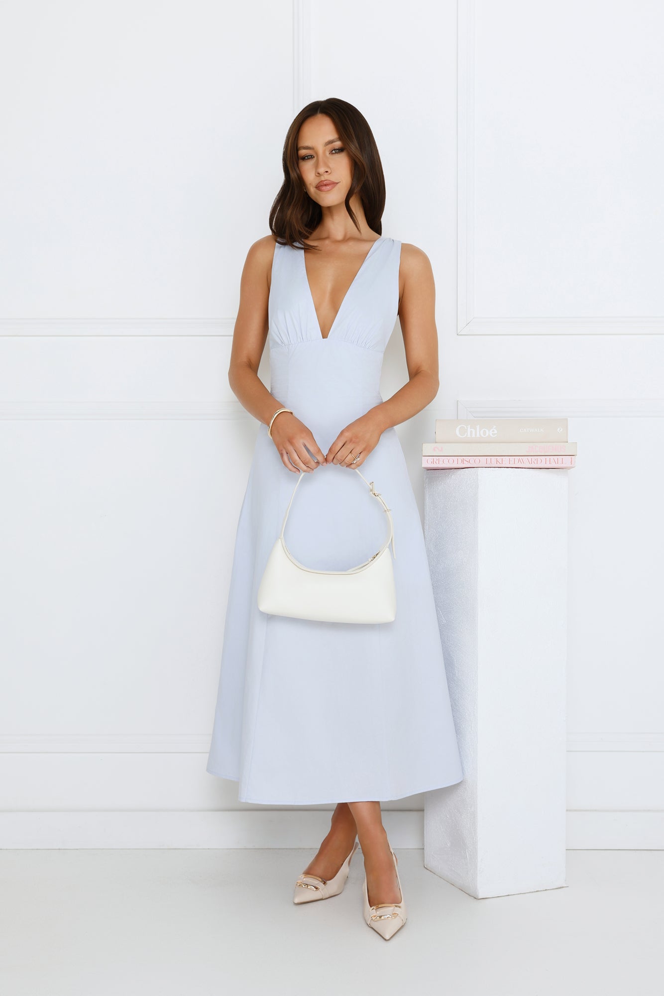 Iconic Moments Midi Dress Blue