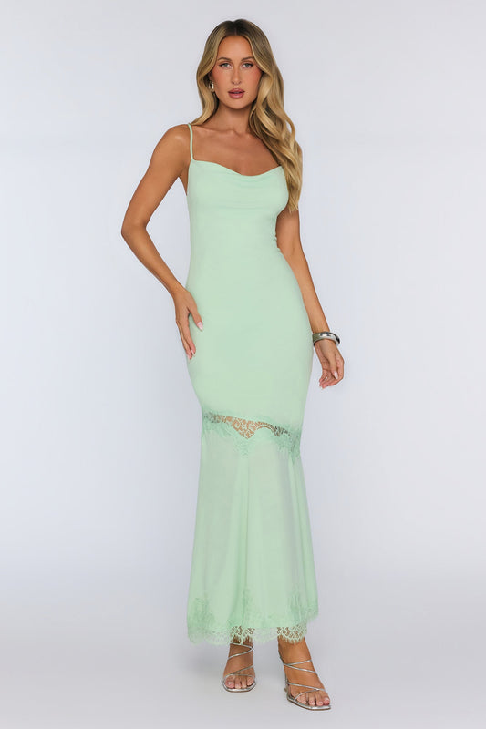 Soft Devotion Maxi Dress Mint