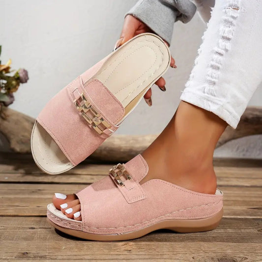 Karina™ | Comfy Buckle Sandals