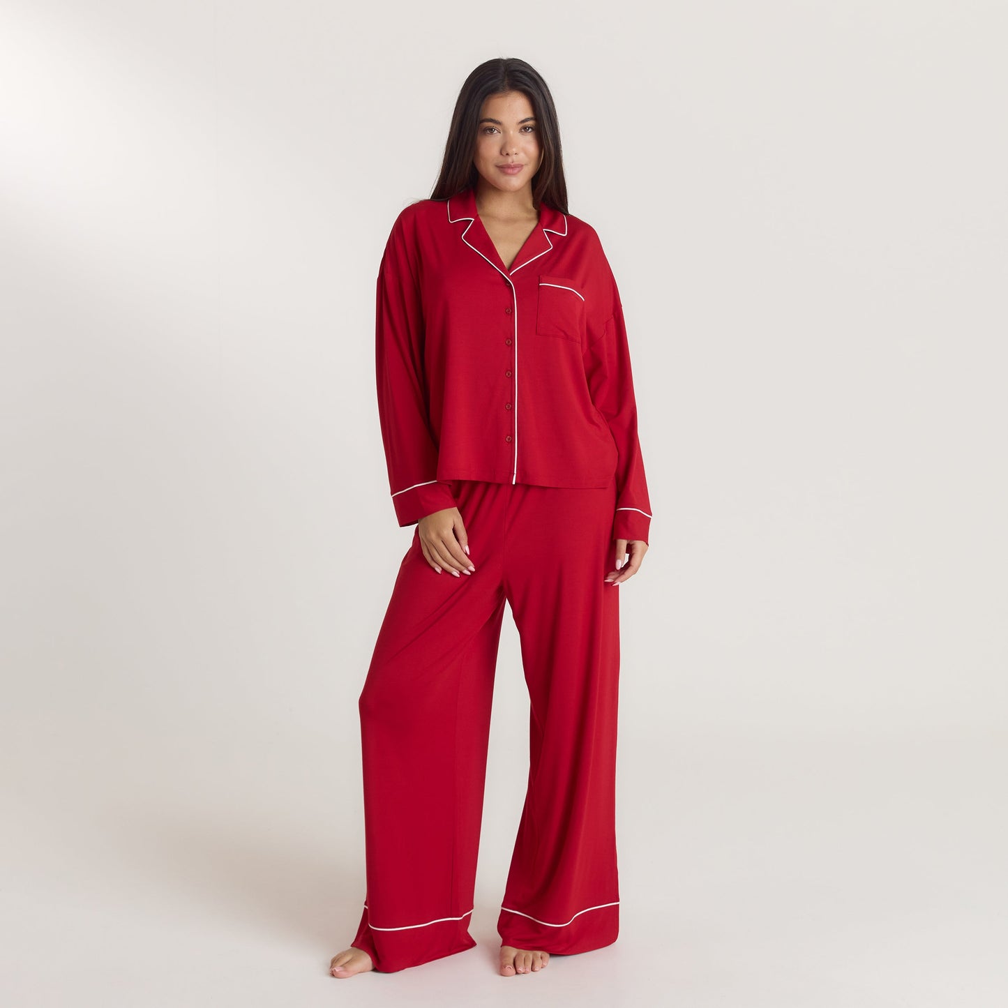 Alpine Dreams Pyjama Bottoms - Red