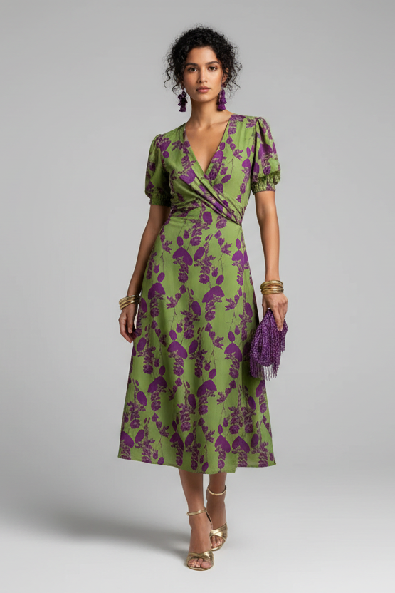 Danielle - Floral Midi Dress