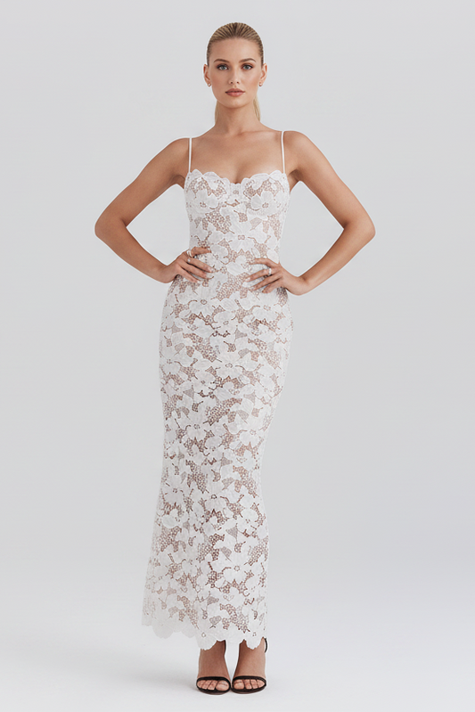 EVANGELINE - EMBROIDERED MAXI
