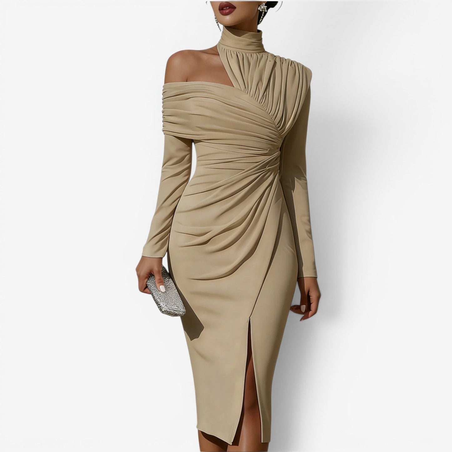 Queenie | Wrap Midi Dress