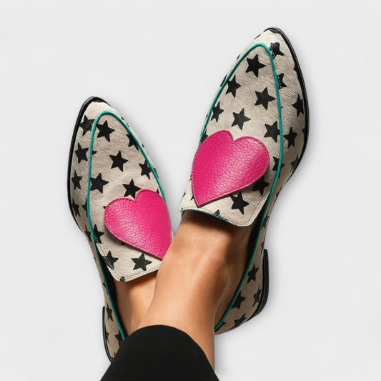 Helena - Soft Beige Loafers