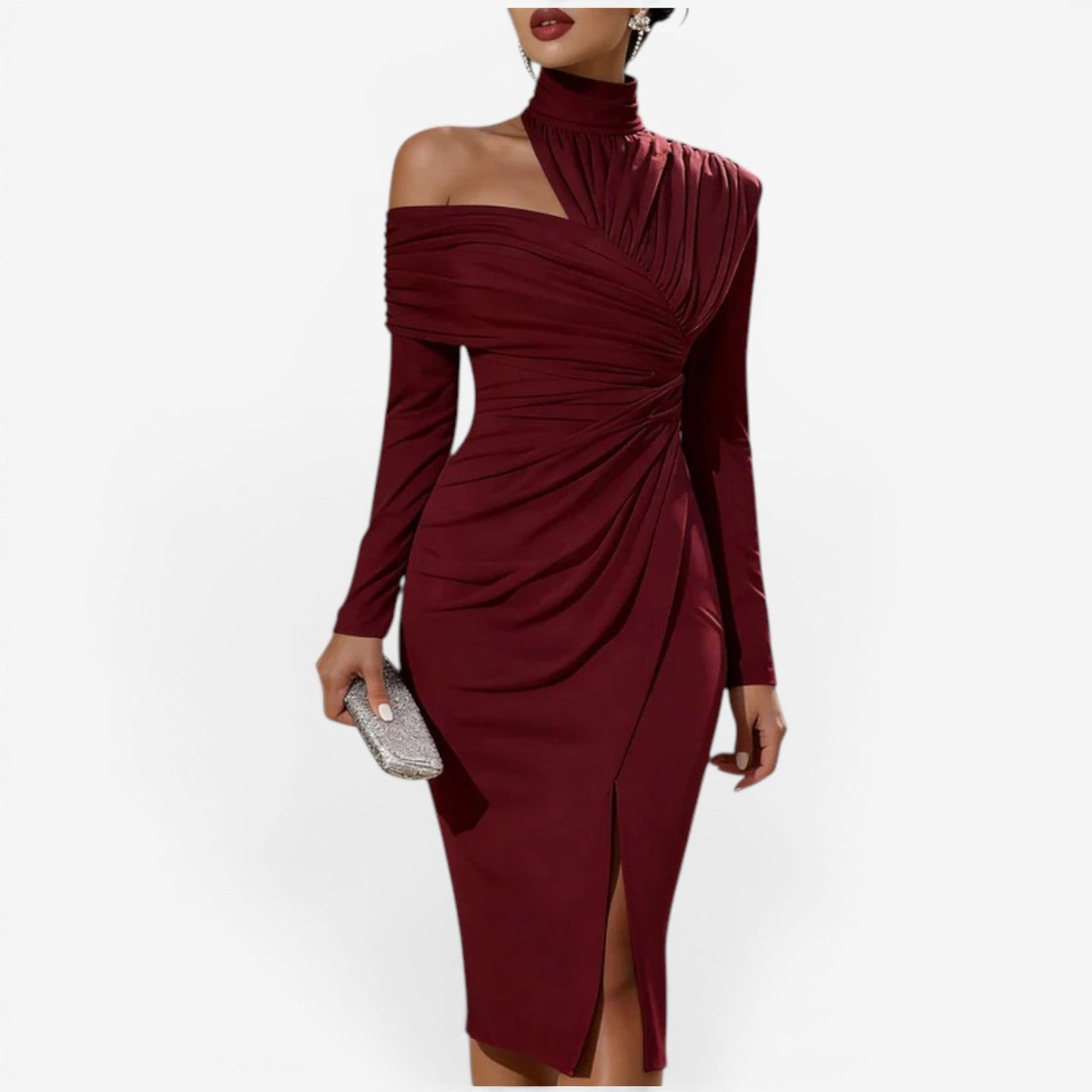 Queenie | Wrap Midi Dress