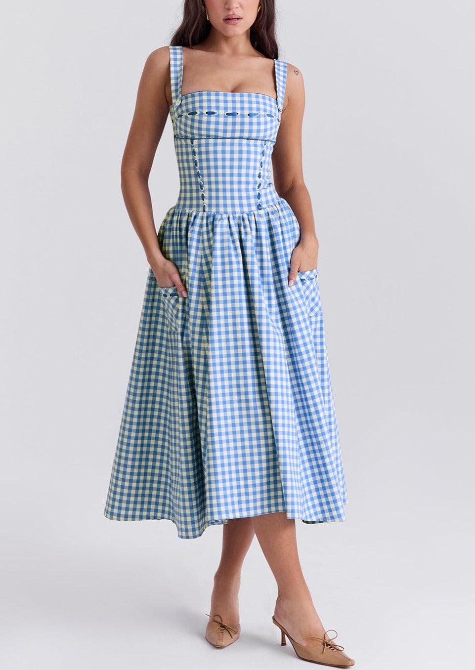 Ariana | Sleeveless Midi Sundress